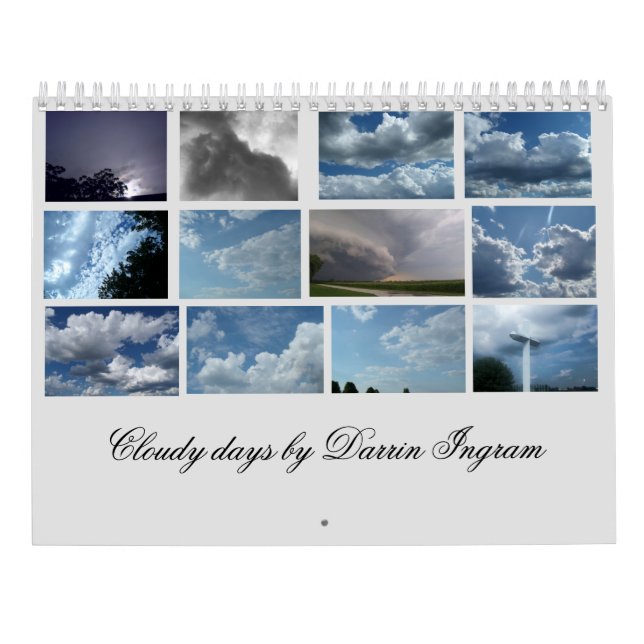 Trübe Tage Kalender (Rückseite)