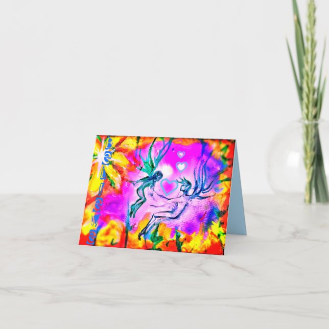 TRUBELIEVE FEE GREETKARTE KARTE (Vorderseite)