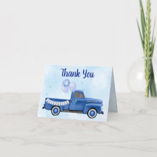 Truck Baby Shower Thank You Cards Dankeskarte