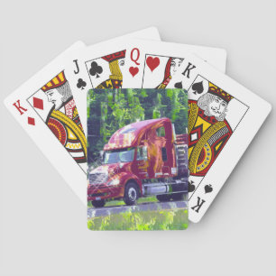 Truck Big Rig Truck-Driver's Card Deck Spielkarten