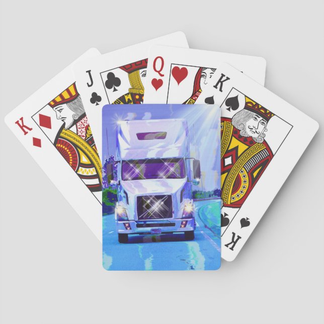 Truck Big Rig Truck-Driver's Card Deck Spielkarten (Rückseite)