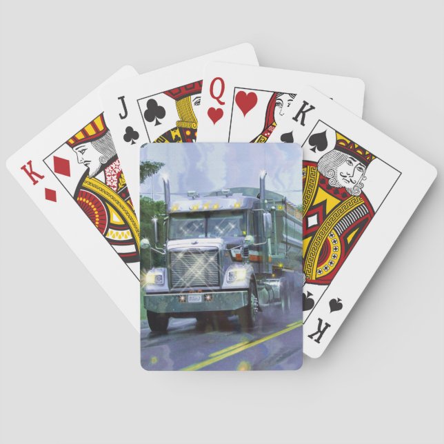 Truck Big Rig Truck-Driver's Card Deck Spielkarten (Rückseite)