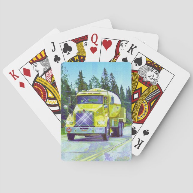 Truck Big Rig Truck-Driver's Card Deck Spielkarten (Rückseite)