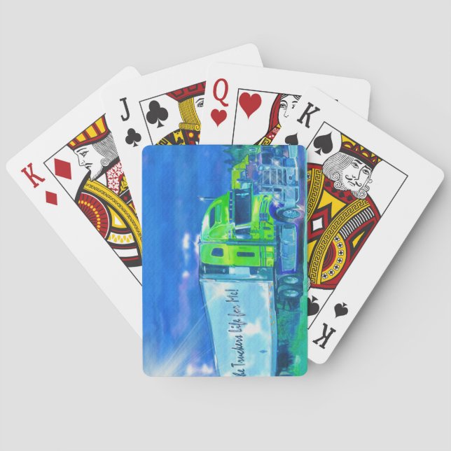 Truck Big Rig Truck-Driver's Card Deck Spielkarten (Rückseite)