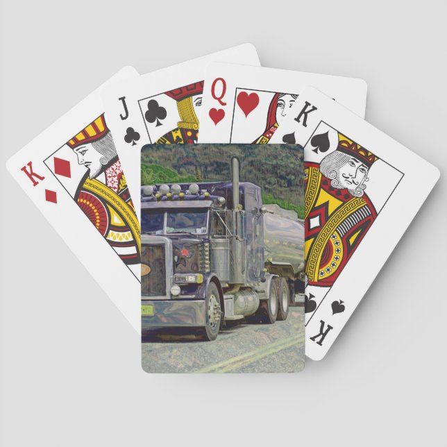 Truck Big Rig Truck-Driver's Card Deck Spielkarten (Rückseite)