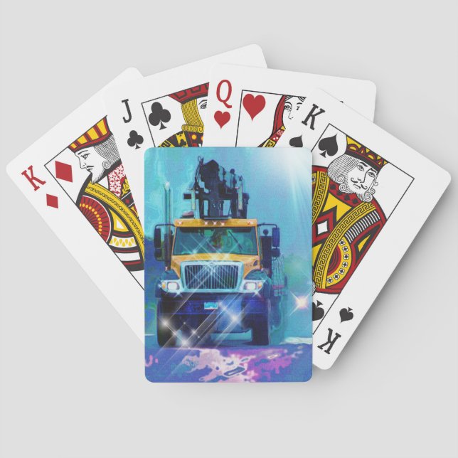 Truck Big Rig Truck-Driver's Card Deck Spielkarten (Rückseite)