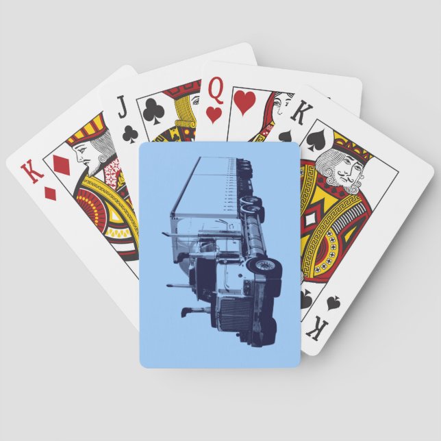 Truck Big Rig Truck-Driver's Card Deck Spielkarten (Rückseite)