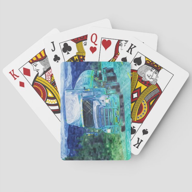 Truck Big Rig Truck-Driver's Card Deck Spielkarten (Rückseite)