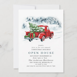 Truck CHRISTMAS HOLIDAY OFFENES HAUS Einladung