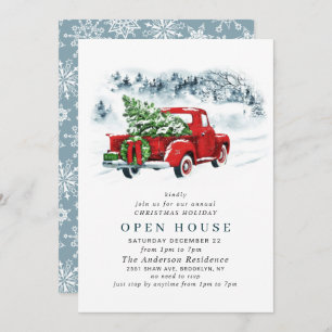Truck CHRISTMAS HOLIDAY OFFENES HAUS Einladung