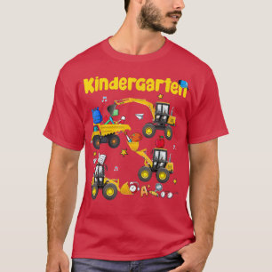 Truck Construction Kindergarten Lehrer erster Tag  T-Shirt