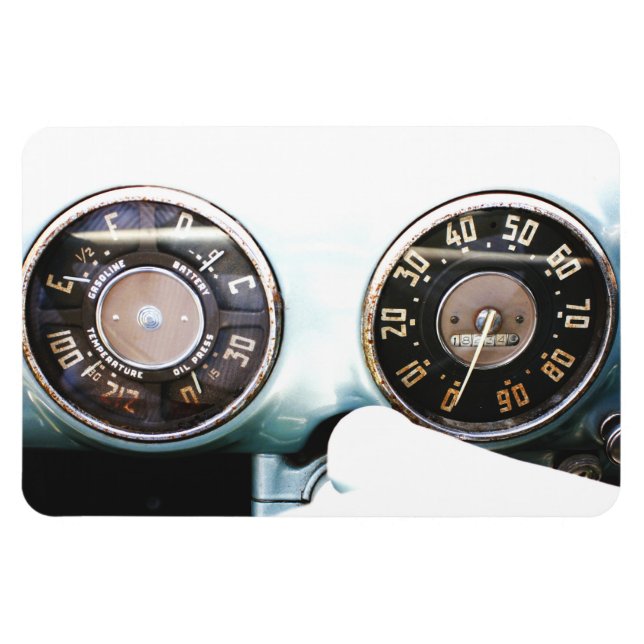 Truck-Dashboard der klassischen Lieferwagen der 50 Magnet (Horizontal)