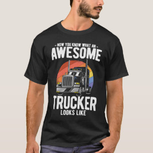 Truck Diesel Highway Bester Job-Money LKW T-Shirt