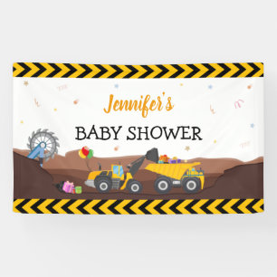 Truck Digger unter Geburtstagsjammer Banner