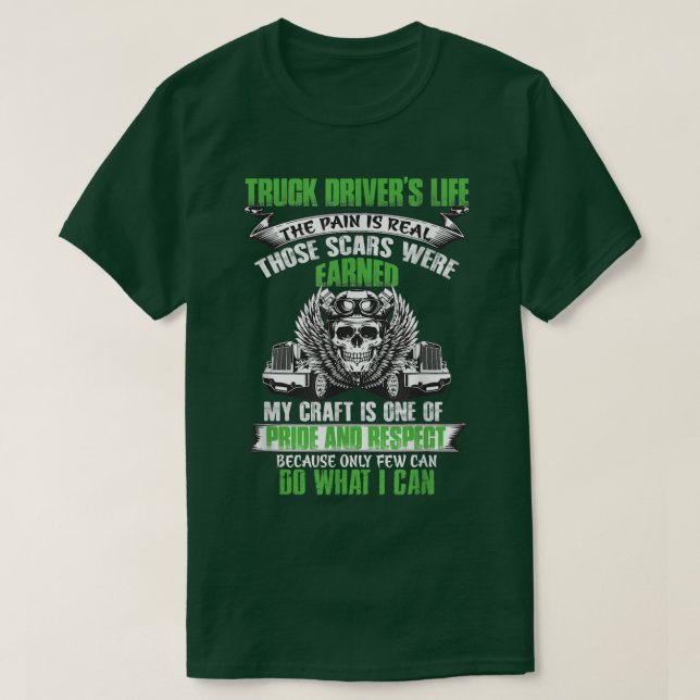Truck Driver Funny Trucker Worker Truck Driving Me T-Shirt (Design vorne)