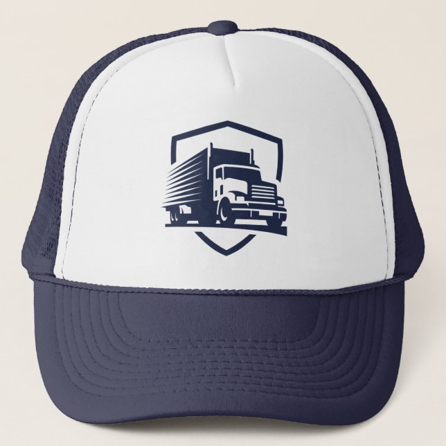Truck Driver Logo Trucker Hat Truckerkappe (Vorderseite)