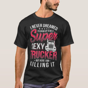 Truck Driver Noveli Semi Trailer Truck Big Rig Tr T-Shirt