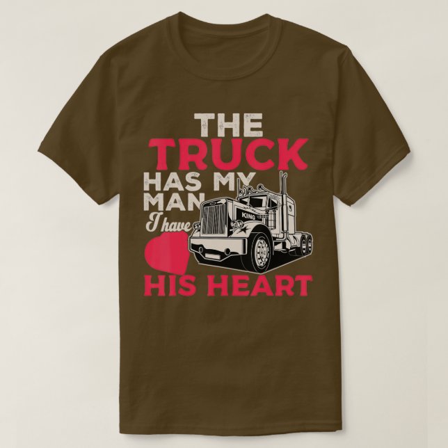 Truck Driver Wife Funny Trucker Wife Women Girls G T-Shirt (Design vorne)