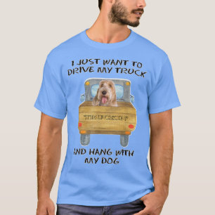 Truck Driving Dog Petits Bassets Griffons Vendeen T-Shirt