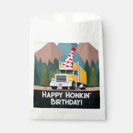 Truck Happy Birthday Party Funny Transport Geschenktütchen