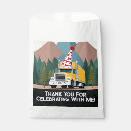 Truck Happy Birthday Party Funny Transport Geschenktütchen
