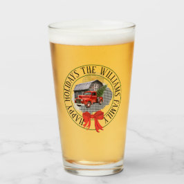 Truck mit Baumglas-Tumbler abholen Glas