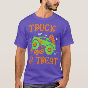 Truck Or Treat Truck Pumpkin Halloween Costume Tru T-Shirt
