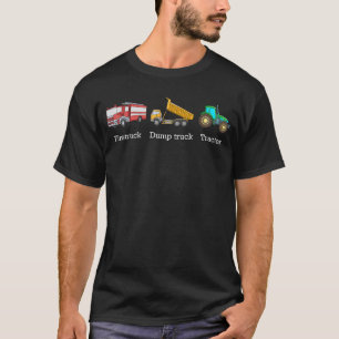 Truck Tractor Trucker Feuerwehrwagen Subtle Anti T T-Shirt