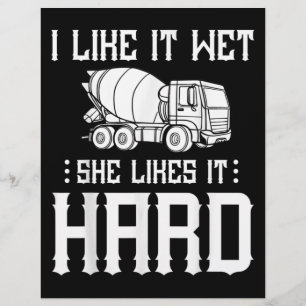 Truck-Treiber für Betonfertigarbeiter-Zement-Misch Briefbogen