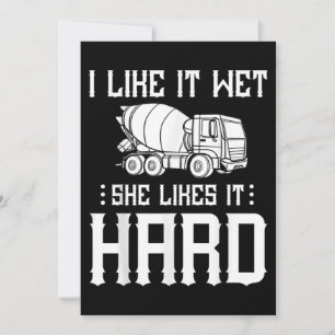 Truck-Treiber für Betonfertigarbeiter-Zement-Misch Einladung