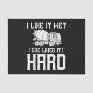 Truck-Treiber für Betonfertigarbeiter-Zement-Misch Seidenpapier