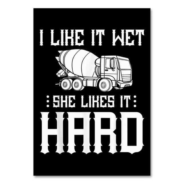 Truck-Treiber für Betonfertigarbeiter-Zement-Misch Tischnummer (Vorderseite)