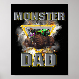 Truck Vater Vathage Monster Truck sind meine Marme Poster