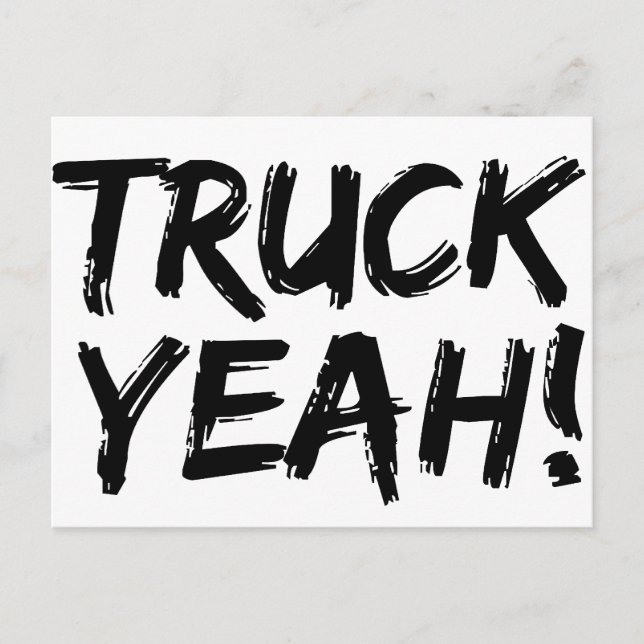 Truck Yeah Postkarte (Vorderseite)