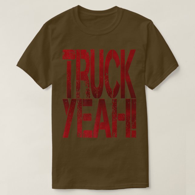 TRUCK YEAH! TRUCKER SHIRT HOODIE FRAUEN SEMI TR (Design vorne)