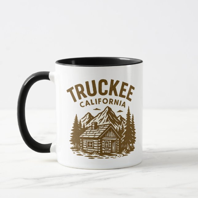 Trucke, CA Souvenir Tasse (Links)