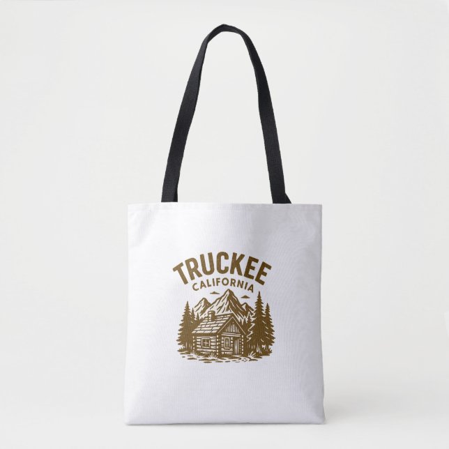 Truckee, CA Souvenir Tote Bag (Vorderseite)