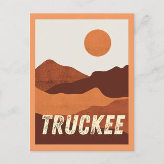 Truckee, California Mountains Landschaft Postcard Postkarte