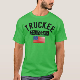 Truckee Kalifornien USA Flagge Vintage Cali Bär Ta T-Shirt