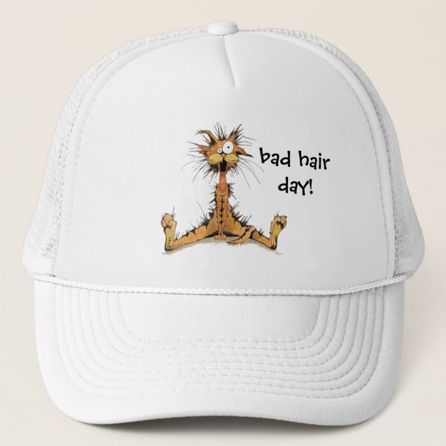 Trucker Cap - Bad Hair Day! Truckerkappe (Vorderseite)