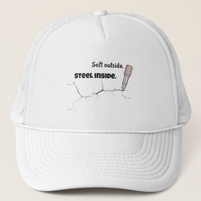 Trucker Cap | Inspirational Women Strength Hat Truckerkappe (Vorderseite)