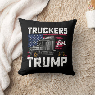 Trucker Für Trump Präsidentschaftswahl Vintage Kissen
