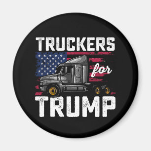 Trucker Für Trump Präsidentschaftswahl Vintage Magnet