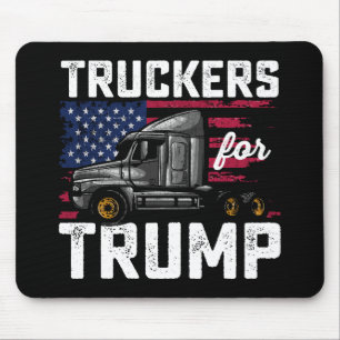 Trucker Für Trump Präsidentschaftswahl Vintage Mousepad