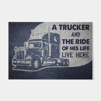 Trucker Fuuny Present, Trucker Family Fußmatte