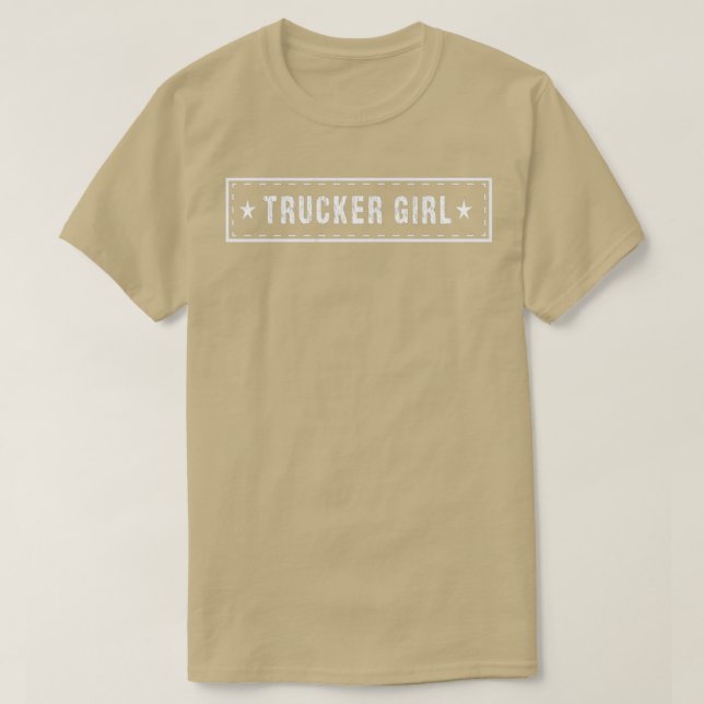 Trucker Girl 1 T-Shirt (Design vorne)