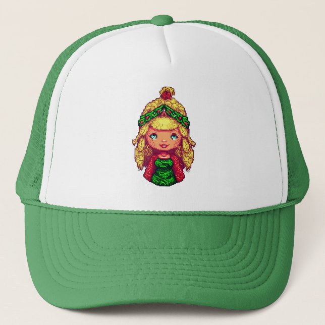 Trucker Hat Christmas girl Truckerkappe (Vorderseite)