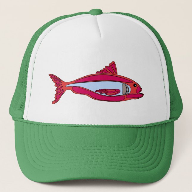 Trucker Hat fish Truckerkappe (Vorderseite)