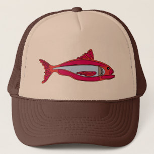 Trucker Hat fish Truckerkappe