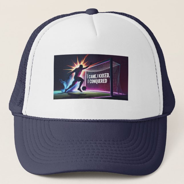 Trucker Hat- Fußball lustig Truckerkappe (Vorderseite)